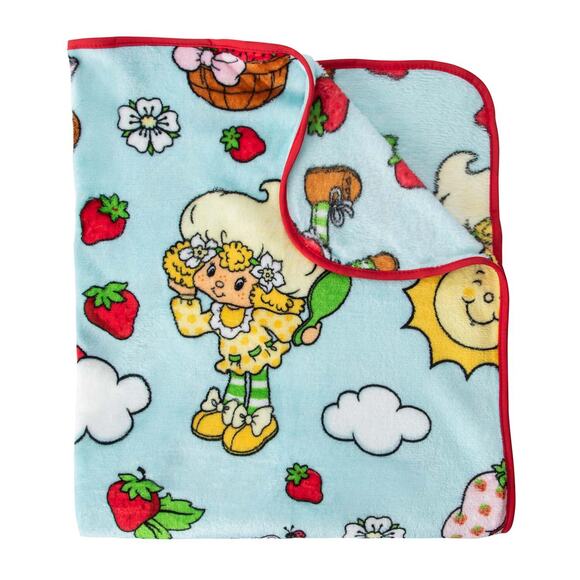 🔥Strawberry Shortcake 40 x 50 Inch Silk Touch Throw Travel Blanket BNWT🔥 - Picture 2 of 5